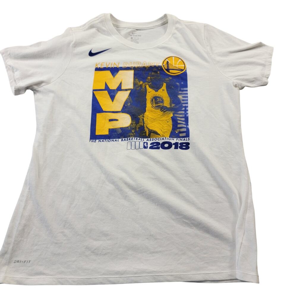 Nike Kevin Durant Golden State Warriors 2018 NBA Finals MVP Tee Shirt XL NWOT
